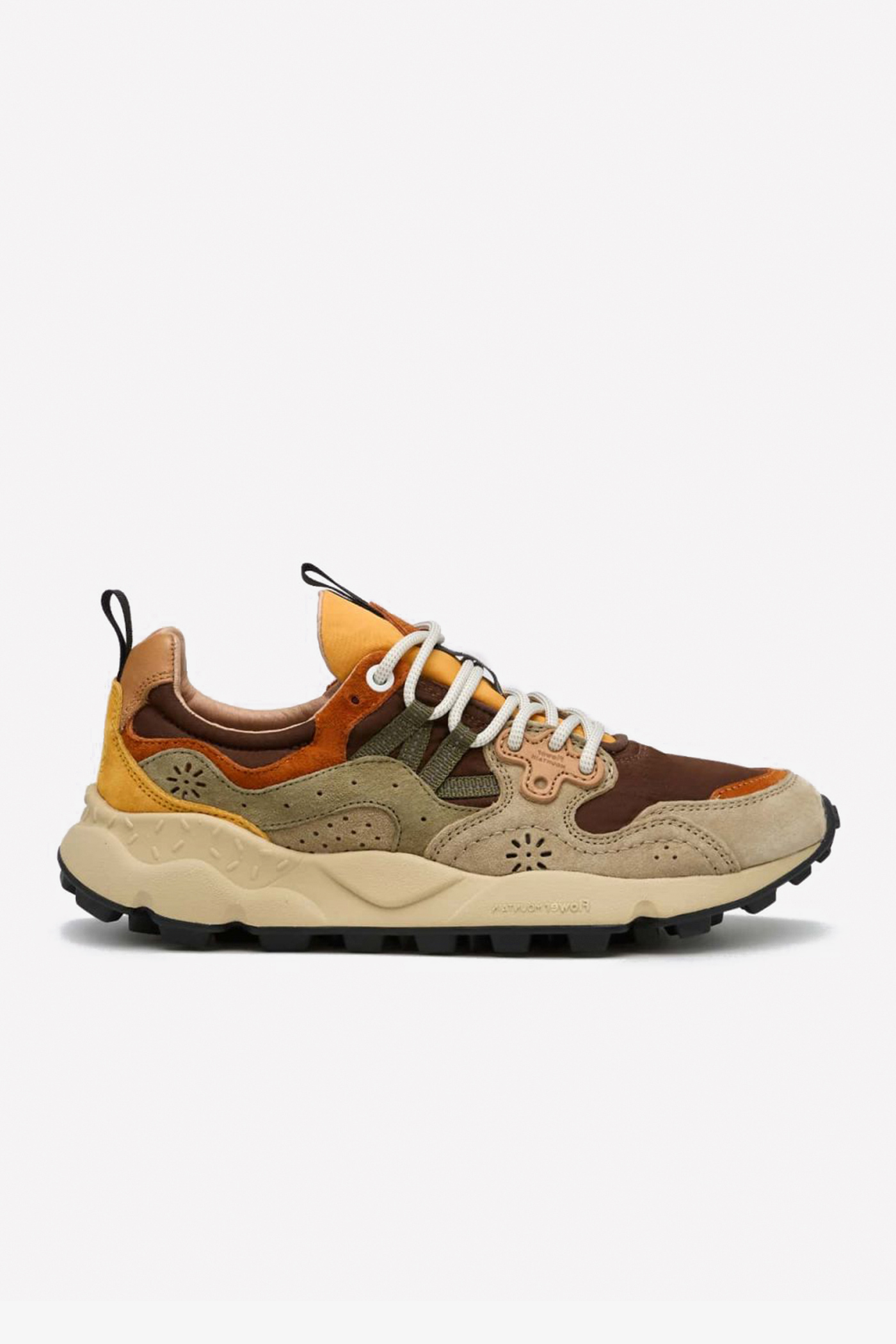 Flower Mountain | Yamano 3 Uni Suede Nylon Taupe Brown